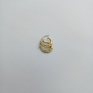 ARRACADAS ORO 14K 0.7 (NUEVO)
