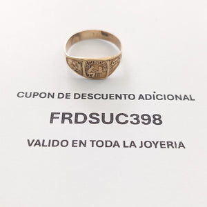 ANILLO DE GRADUACIÓN ORO 8 K 2,00 GRMS (SEMINUEVO)