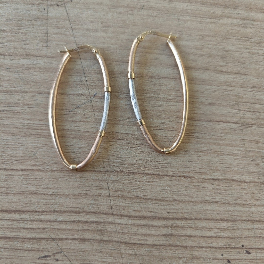 ARRACADAS PAR ORO 14 K 1.7 GRMS (SEMINUEVO)