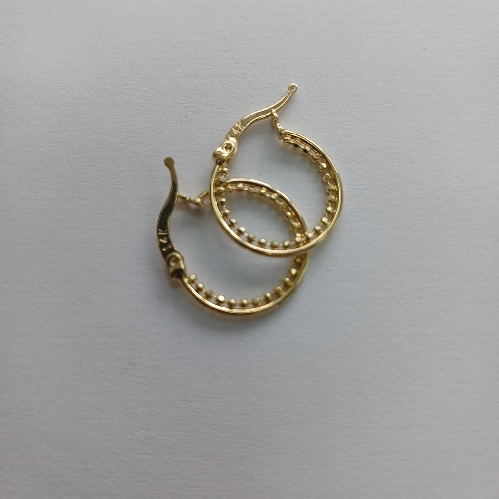 ARRACADAS ORO 14K 1.7 (NUEVO)