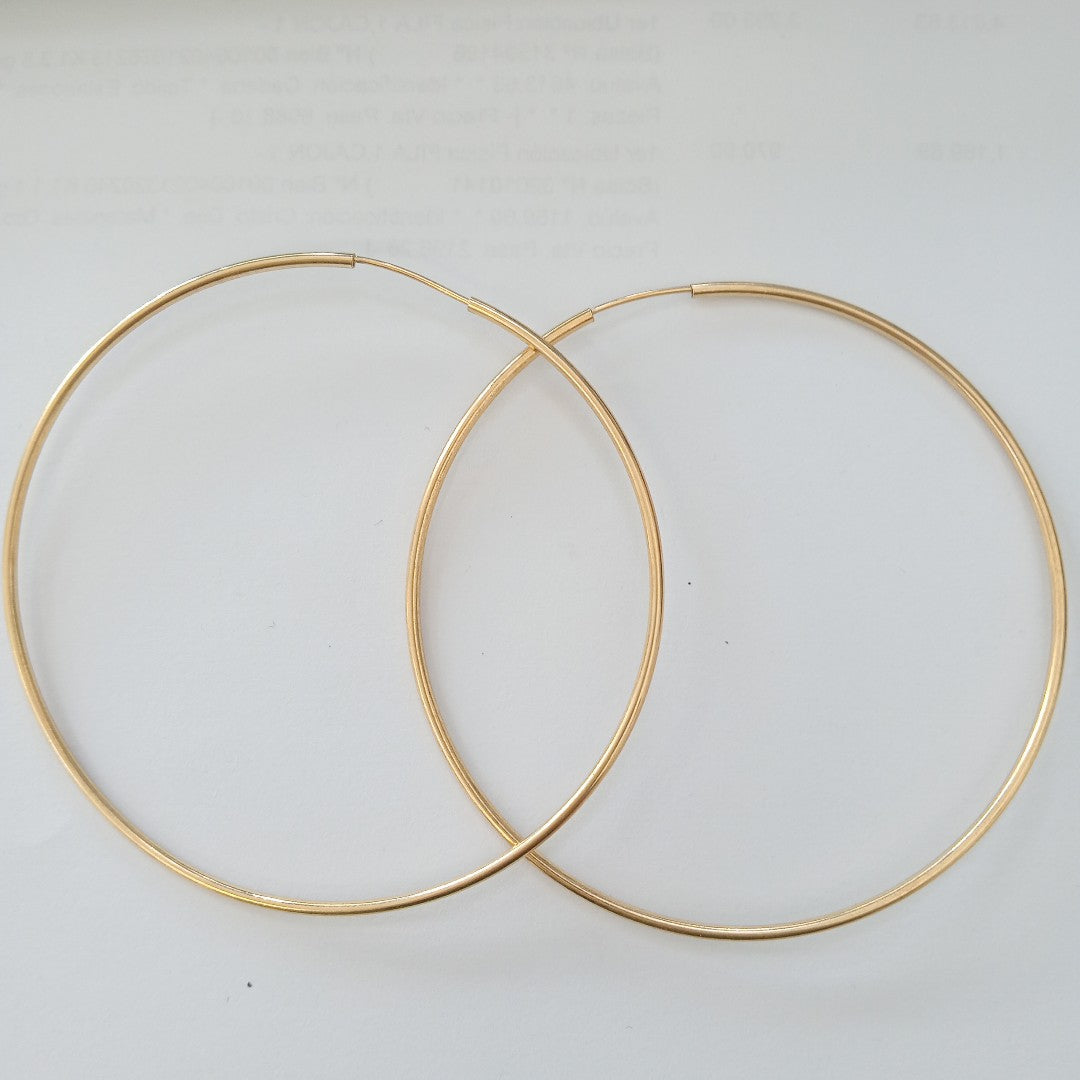 ARRACADAS PAR ORO 10 K 4.8 GRMS (SEMINUEVO)
