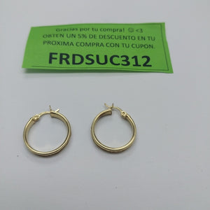 ARRACADAS PAR ORO 10 K 2.4 GRMS (SEMINUEVO)