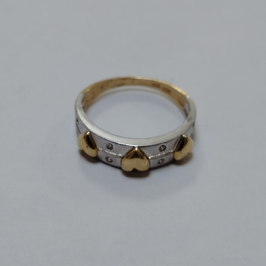 ANILLO ORO,ORO BLANCO 14 K 2,70 GRMS (SEMINUEVO)