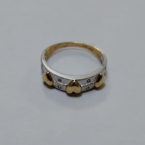 ANILLO ORO,ORO BLANCO 14 K 2,70 GRMS (SEMINUEVO)