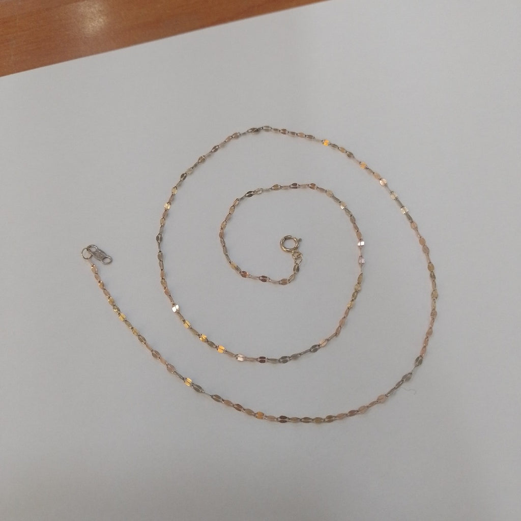 CADENA ORO, ORO COMBINADO 10 K 0.9 GRMS (SEMINUEVO)