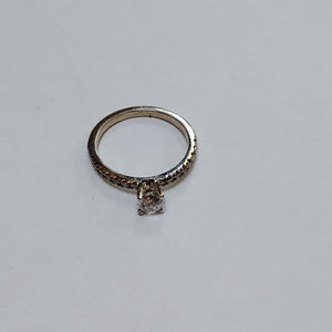SOLITARIO ORO BLANCO 14 K 2,20 GRMS (SEMINUEVO)