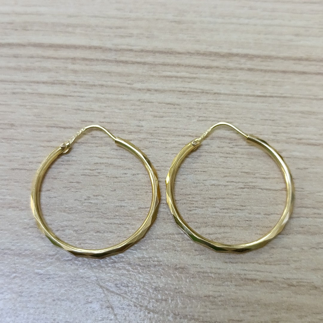 ARRACADAS PAR ORO 14 K 1.4 GRMS (SEMINUEVO)