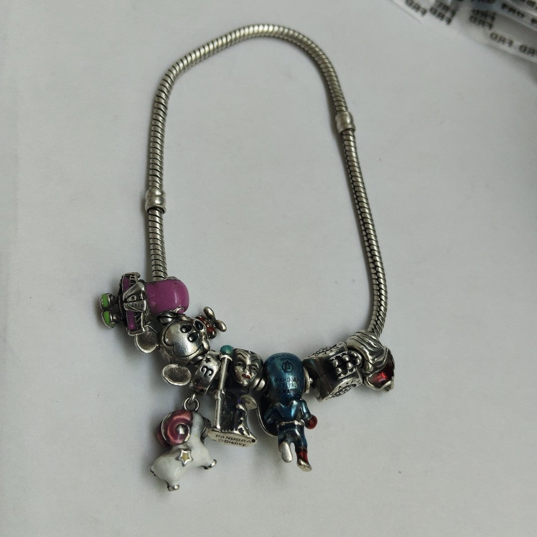 DIJE, PULSERA PLATA 33.2 GRMS (SEMINUEVO)