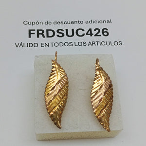 ARETES PAR ORO 8 K 1.4 GRMS (SEMINUEVO)