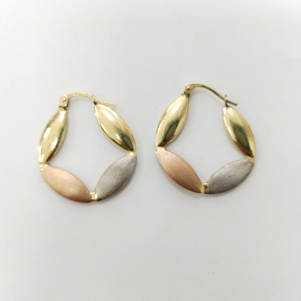 ARRACADAS PAR ORO 14 K 1,40 GRMS (SEMINUEVO)