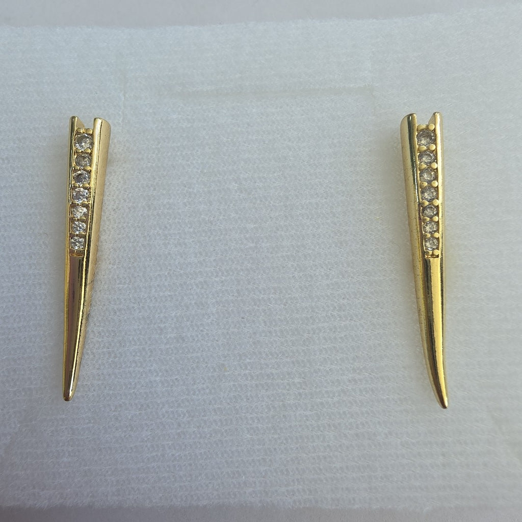 ARETES PAR ORO 10 K 3.8 GRMS (SEMINUEVO)