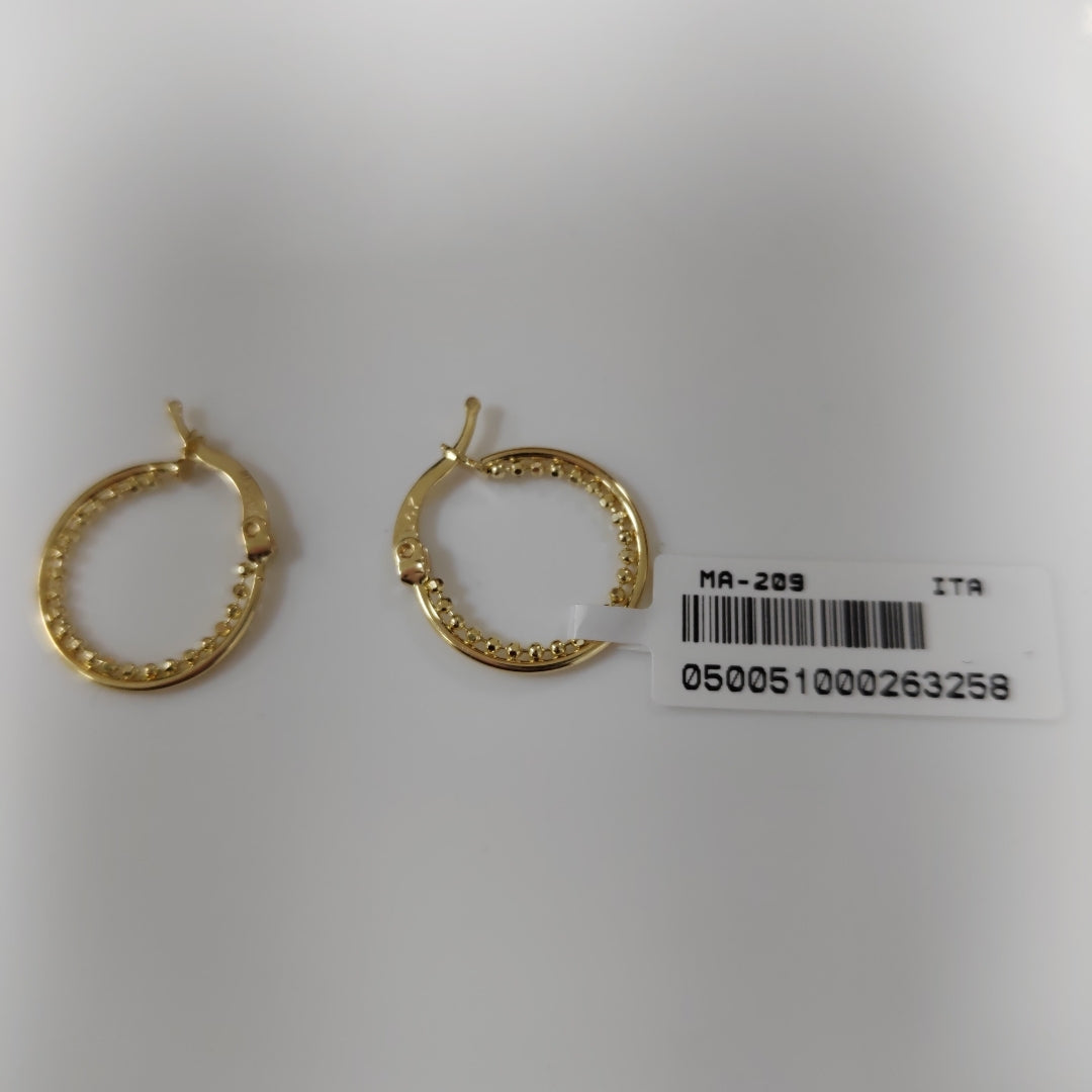 ARRACADAS ORO 14K 1.7 (NUEVO)