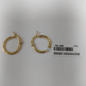 ARRACADAS ORO 14K 1.7 (NUEVO)