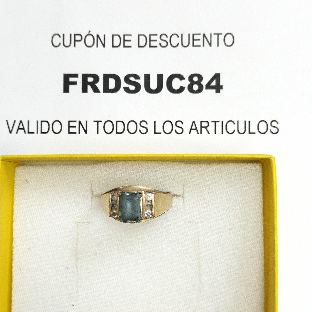 ANILLO ORO 10 K 3.8 GRMS (SEMINUEVO)