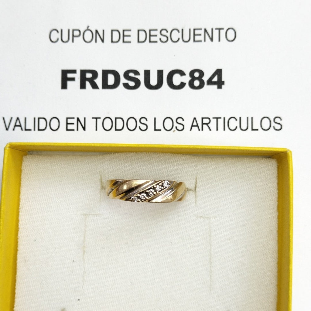 ANILLO ORO 14 K 3.8 GRMS (SEMINUEVO)