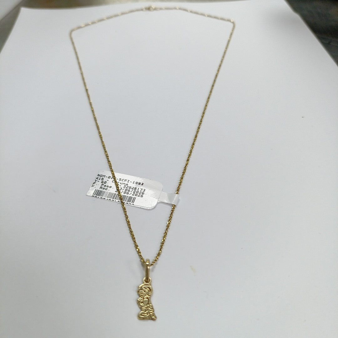CADENA ORO 14 K 3.4 GRMS (SEMINUEVO)