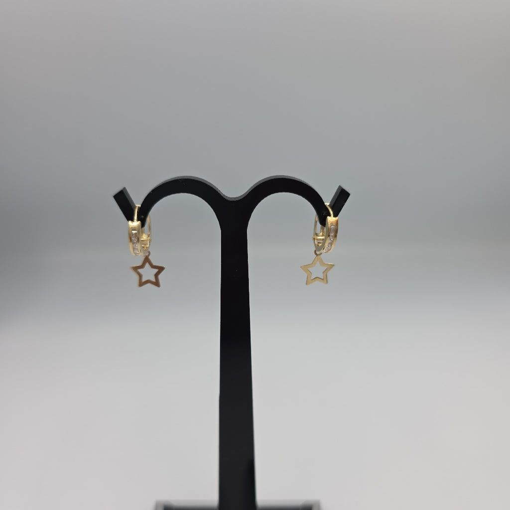 ARRACADAS PAR ORO 10 K 1 GRMS (SEMINUEVO)