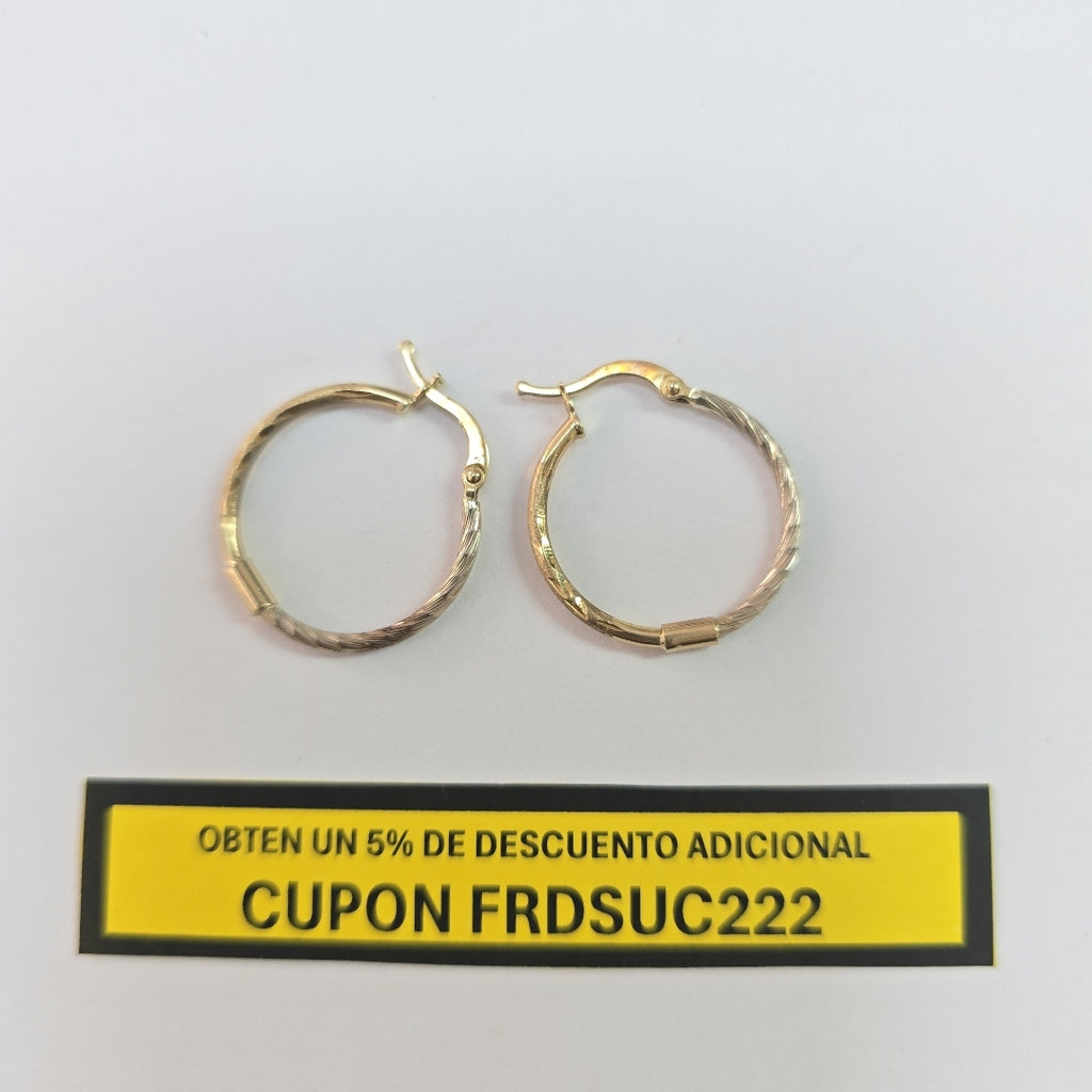 ARRACADAS PAR ORO 10 K 0,85 GRMS (SEMINUEVO)