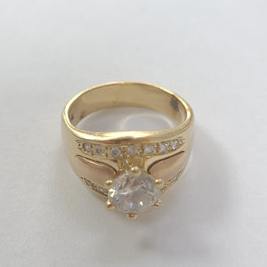 SOLITARIO ORO 14 K 8 GRMS (SEMINUEVO)