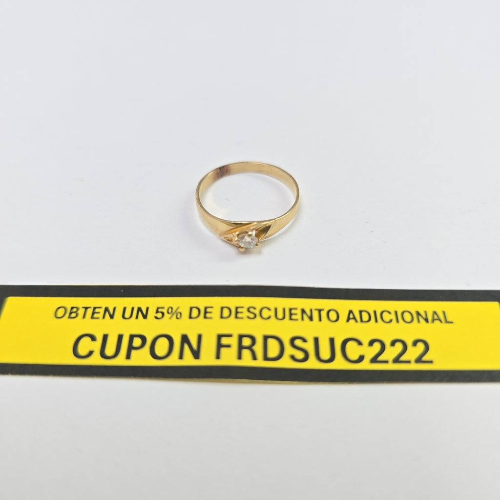 ANILLO ORO 10 K 1,00 GRMS (SEMINUEVO)