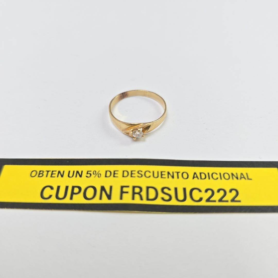 ANILLO ORO 10 K 1,00 GRMS (SEMINUEVO)
