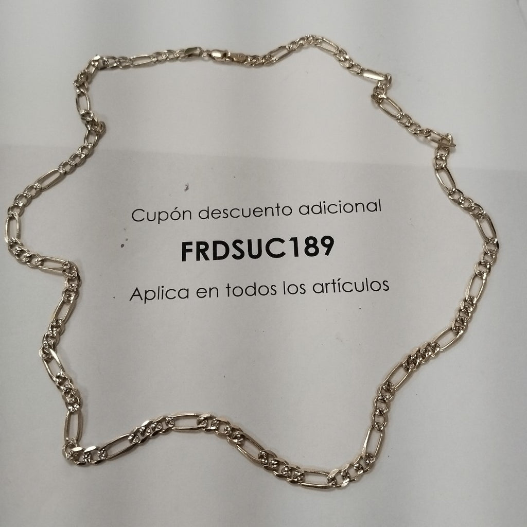 CADENA ORO,RODIADO 10 K 17,90 GRMS (SEMINUEVO)