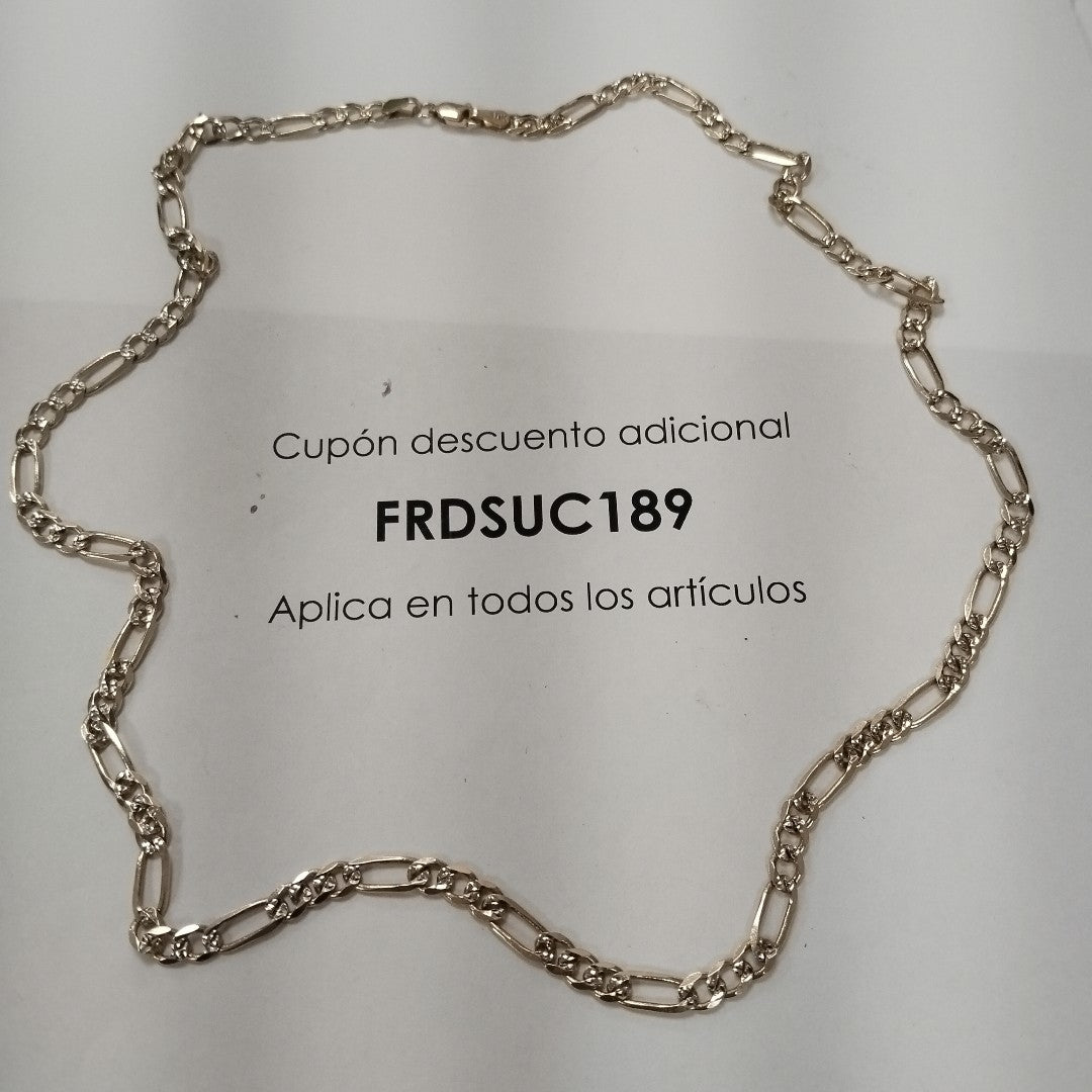 CADENA ORO,RODIADO 10 K 17,90 GRMS (SEMINUEVO)