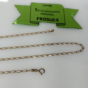 CADENA ORO 10 K 3.4 GRMS (SEMINUEVO)