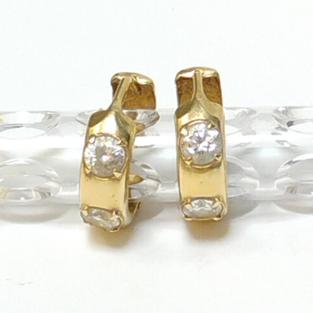 ARRACADAS PAR ORO 14 K 2,30 GRMS (SEMINUEVO)