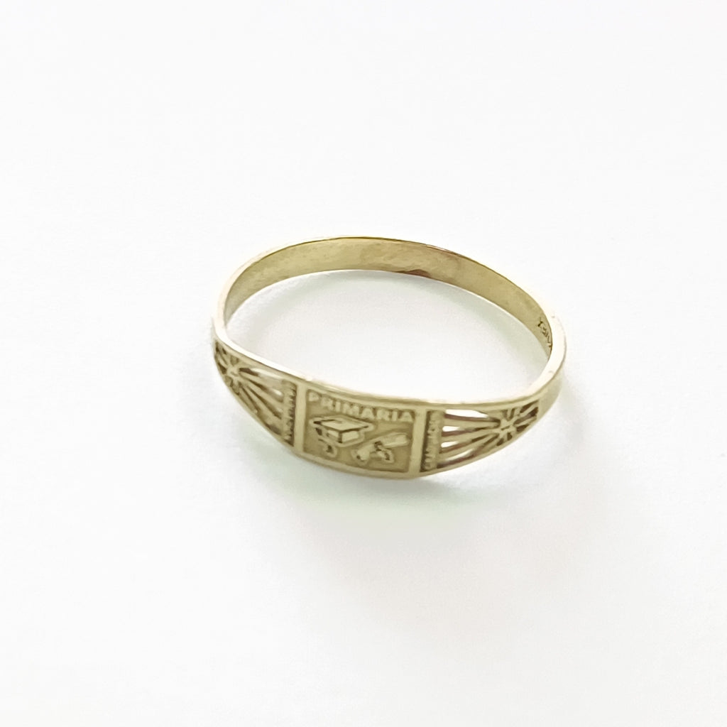 ANILLO DE GRADUACIÓN ORO 8 K 1,20 GRMS (SEMINUEVO)