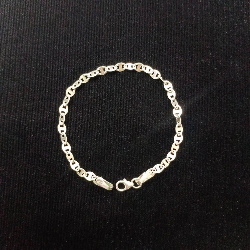 PULSERA TEJIDO ESPECIAL PLATA .925 18 CM 3.2 GR (NUEVO)