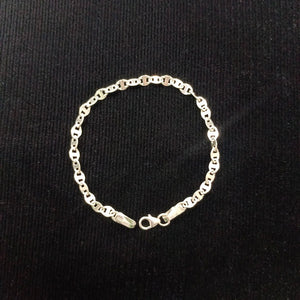PULSERA TEJIDO ESPECIAL PLATA .925 18 CM 3.2 GR (NUEVO)