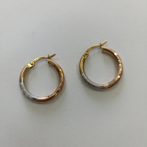 ARRACADAS PAR ORO 14 K 1.6 GRMS (SEMINUEVO)