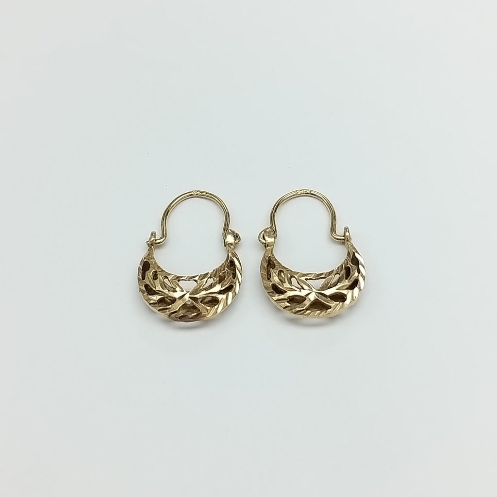 ARETES PAR ORO 14 K 1.2 GRMS (SEMINUEVO)