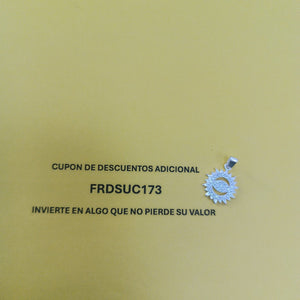 DIJE OJO MAGICO CON CIRCONIAS PLATA .925 2.1 GR (NUEVO)