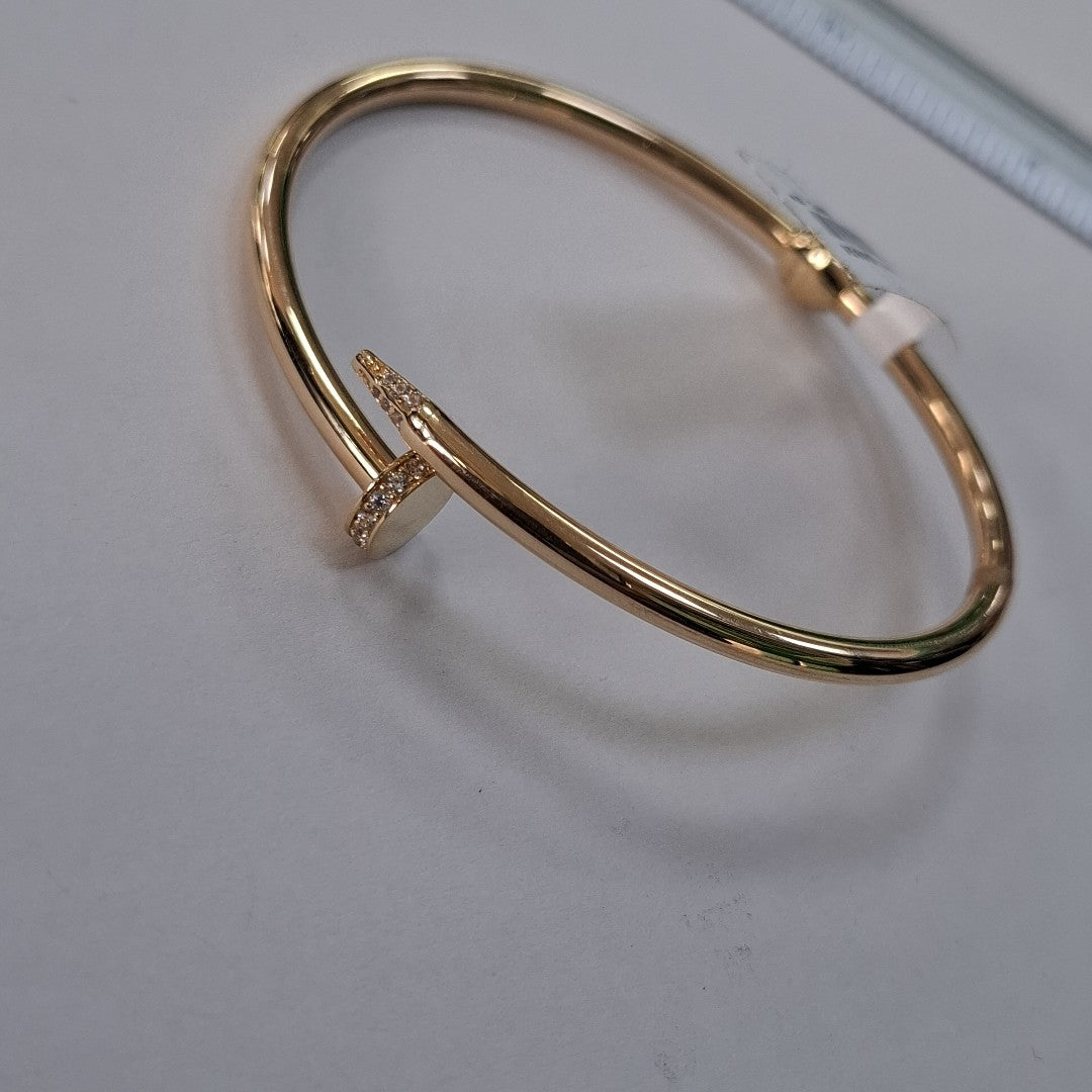 PULSERA CLAVO ORO 14K 6.3 (NUEVO)