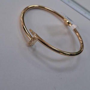 PULSERA CLAVO ORO 14K 6.3 (NUEVO)