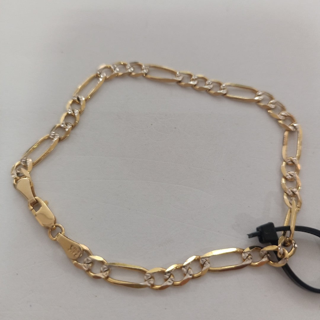 PULSERA ORO, RODIADO 14 K 6.7 GRMS (SEMINUEVO)