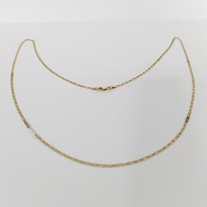 CADENA ORO,ORO COMBINADO 14 K 3,10 GRMS (SEMINUEVO)