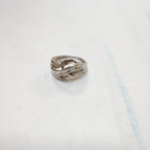 ANILLITO ORO BLANCO 14 K 3,20 GRMS (SEMINUEVO)