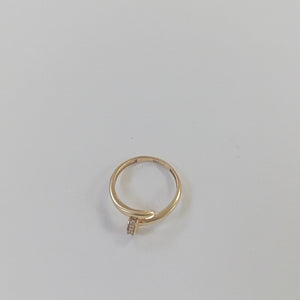 ANILLOS DAMA ORO 14K 2 (NUEVO)