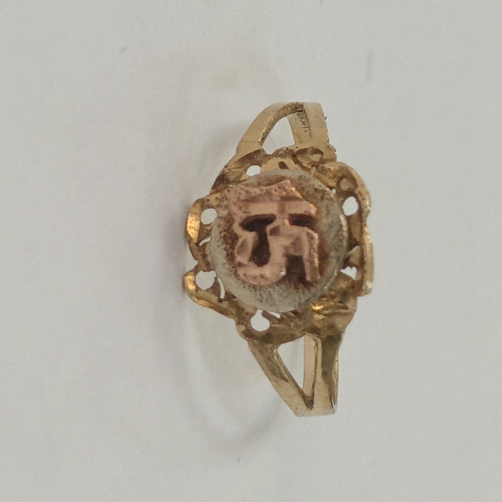 ANILLO CONMEMORATIVO ORO 10 K 1,60 GRMS (SEMINUEVO)