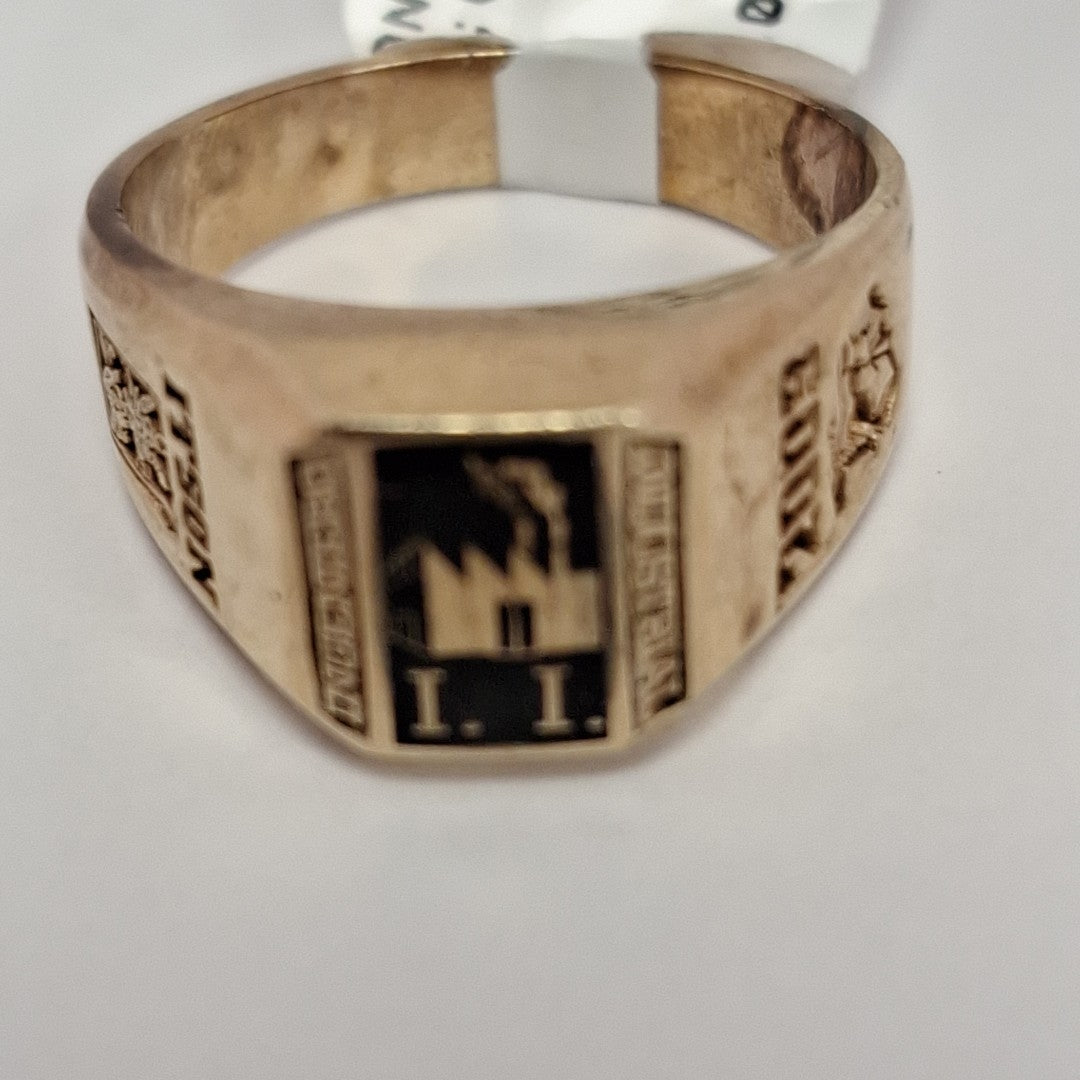 ANILLO DE GRADUACIÓN ORO 8 K 8.4 GRMS (SEMINUEVO)