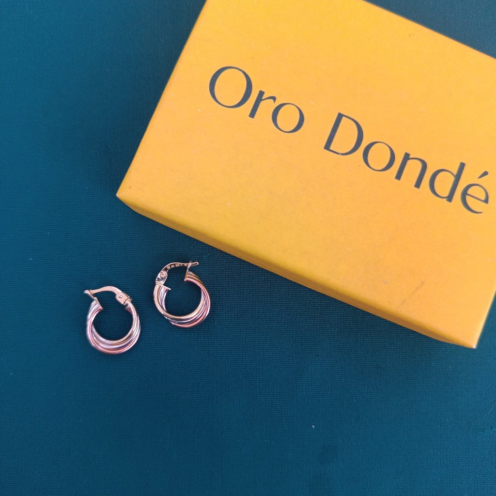 ARRACADAS ORO 14K 1.4 (NUEVO)