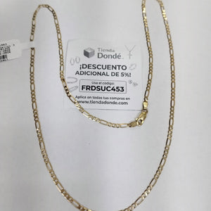 CADENA ORO 14 K 4.9 GRMS (SEMINUEVO)