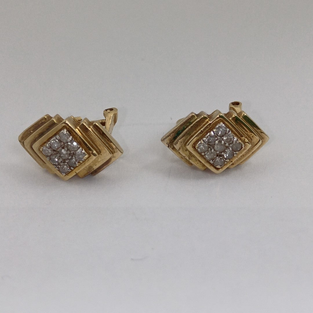 ARETES PAR ORO 14 K 5.6 GRMS (SEMINUEVO)