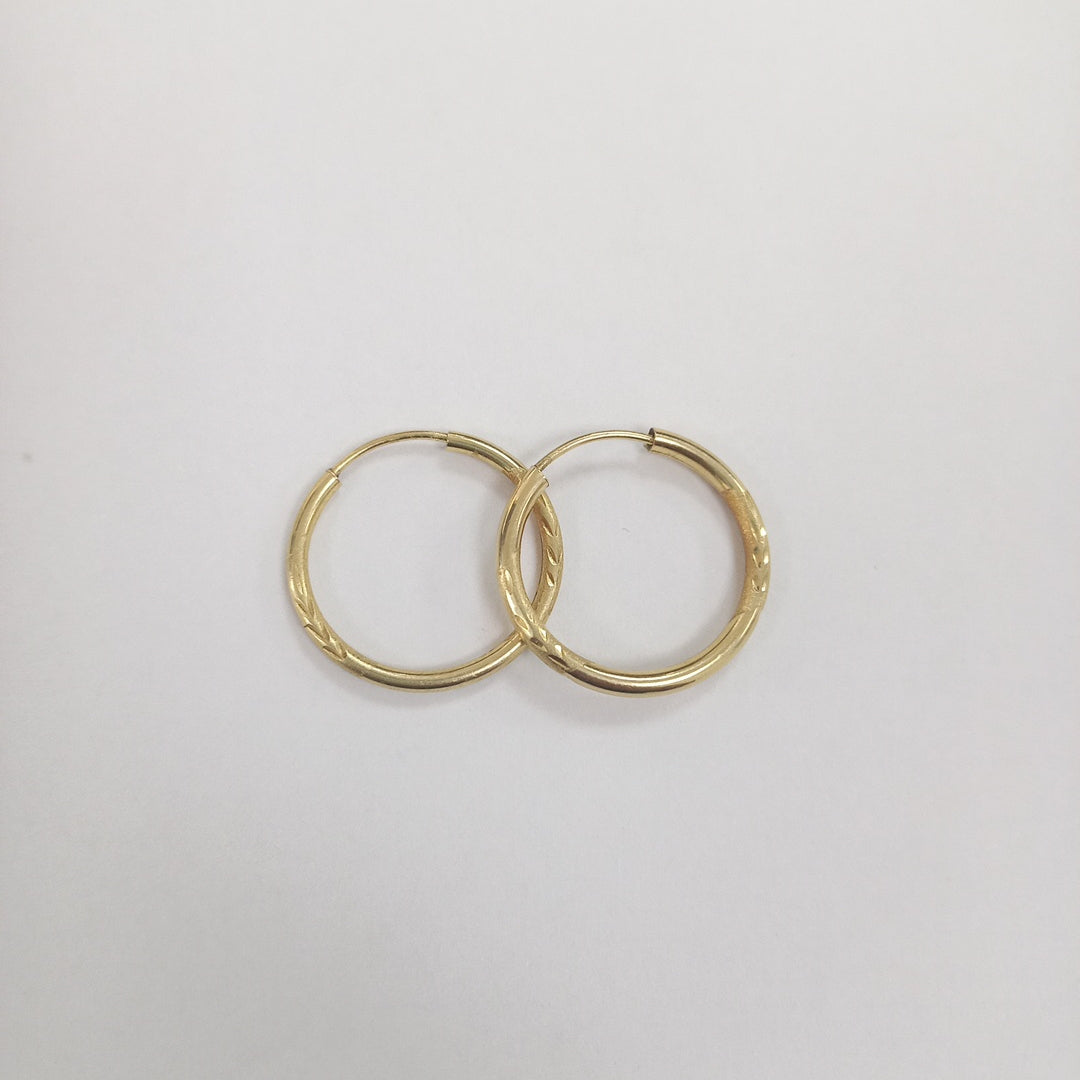 ARRACADAS PAR ORO 14 K 1.3 GRMS (SEMINUEVO)