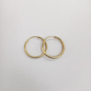 ARRACADAS PAR ORO 14 K 1.3 GRMS (SEMINUEVO)
