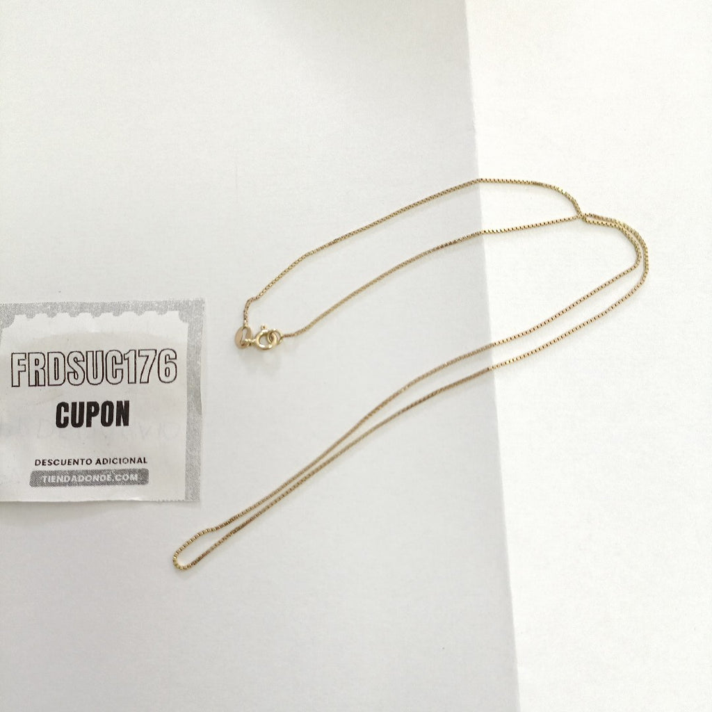 CADENA ORO 10 K 1,80 GRMS (SEMINUEVO)