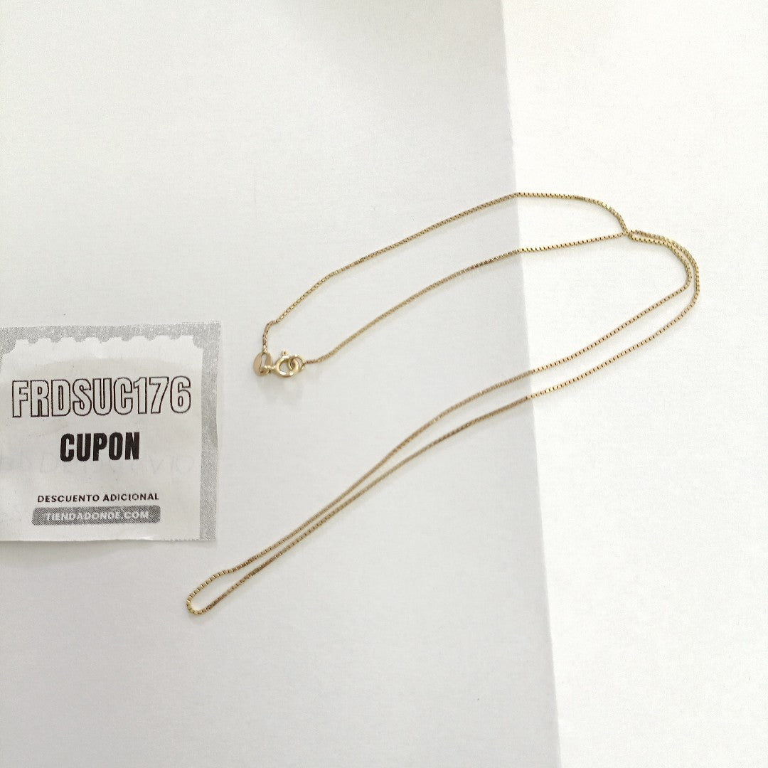 CADENA ORO 10 K 1,80 GRMS (SEMINUEVO)